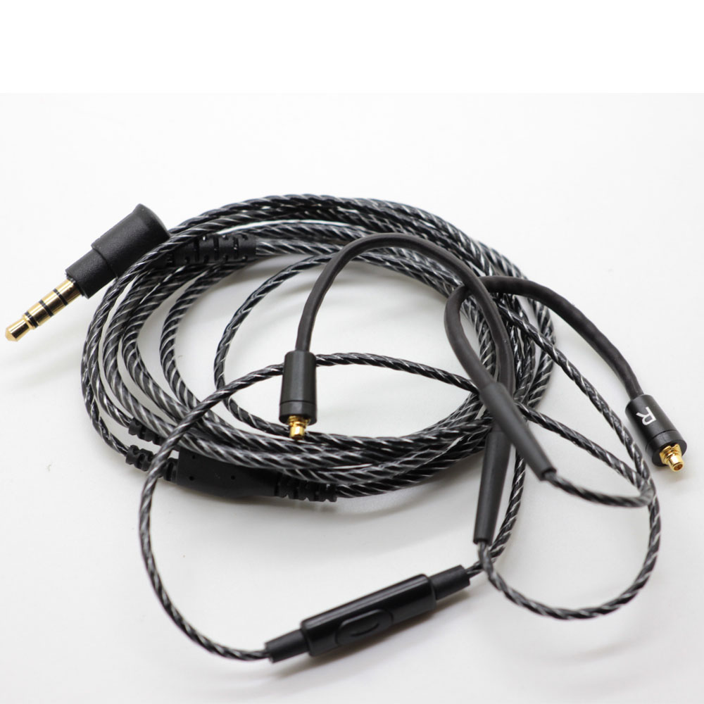 Mmcx se215 cabo com microfone  - Wired Earphone Mic avaliação e preço