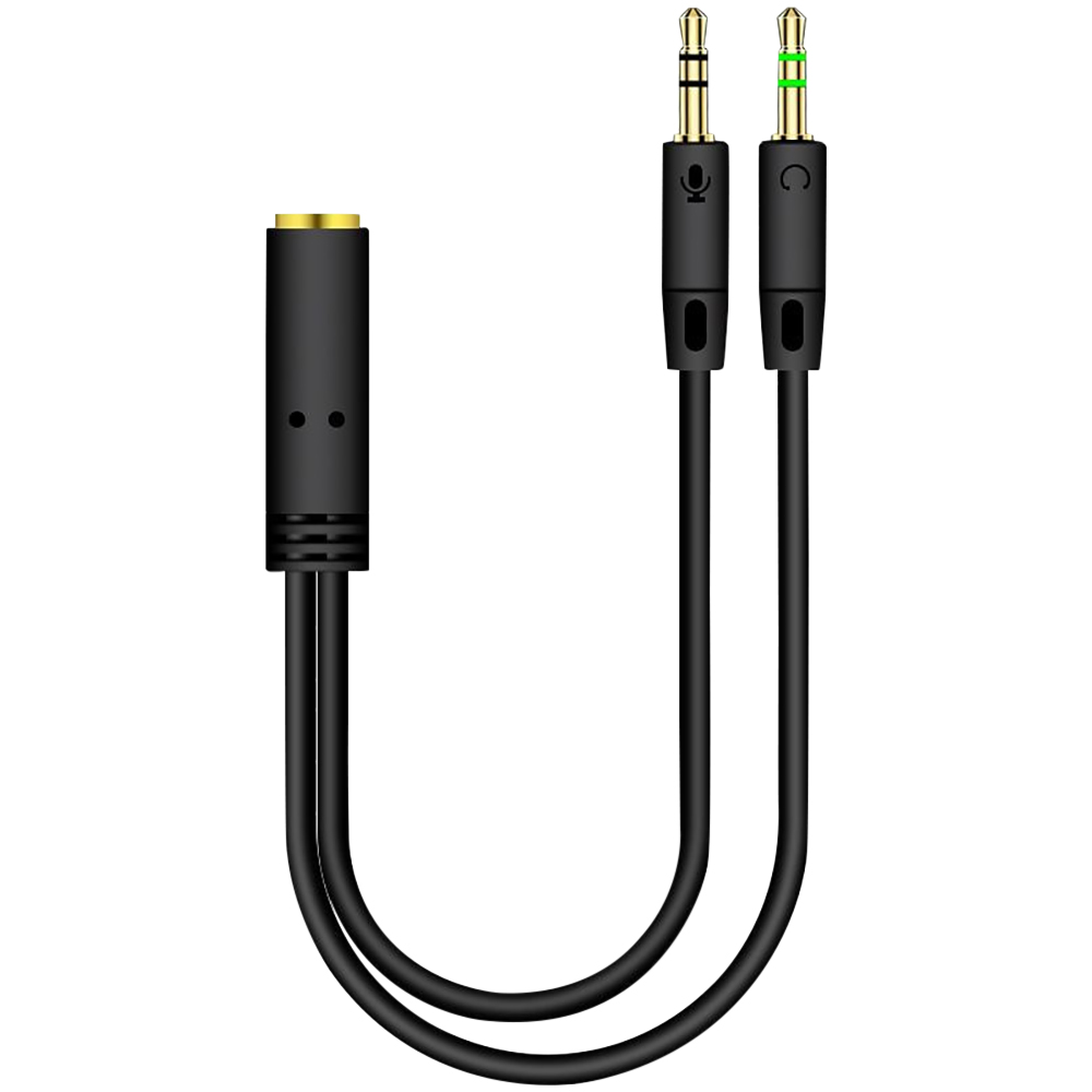 3.5mm jack 2 macho para 1 fême - Audio Splitter Y avaliação e preço
