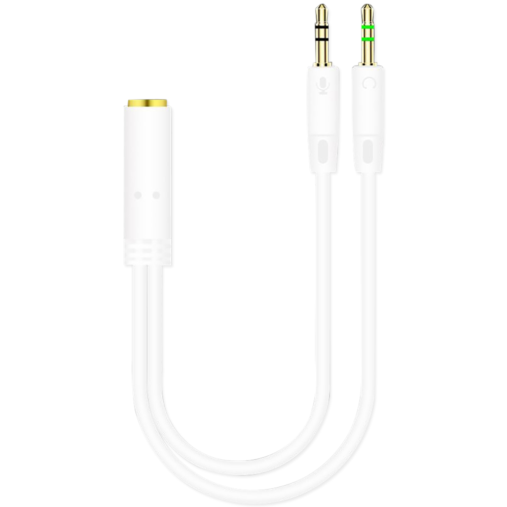 3.5mm jack 2 macho para 1 fême - Audio Splitter Y avaliação e preço